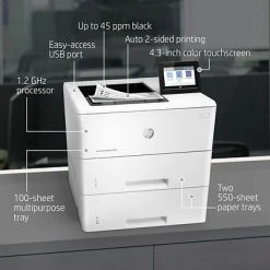 Printers HP LaserJet Enterprise M507X Wireless Monochrome Laser Printer -Epson Shop s1161414 s7