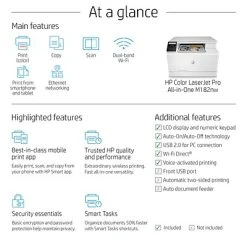 Printers HP Color LaserJet Pro M182nw Wireless All-in-One Laser Printer (7KW55A) 17 Printers HP Color LaserJet Pro M182nw Wireless All-in-One Laser Printer (7KW55A) -Epson Shop s1171452 s7