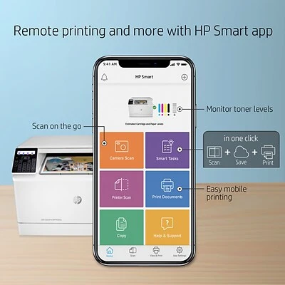 Printers HP Color LaserJet Pro M182nw Wireless All-in-One Laser Printer (7KW55A) 6 Printers HP Color LaserJet Pro M182nw Wireless All-in-One Laser Printer (7KW55A) - Image 4