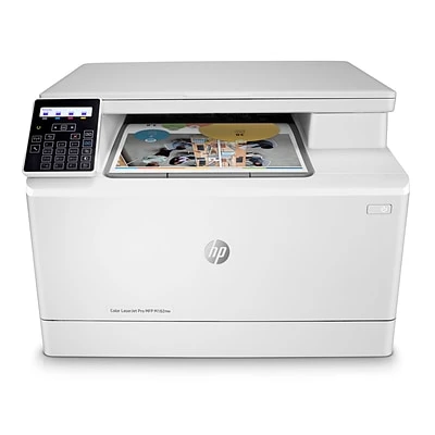 Printers HP Color LaserJet Pro M182nw Wireless All-in-One Laser Printer (7KW55A) 3 Printers HP Color LaserJet Pro M182nw Wireless All-in-One Laser Printer (7KW55A)