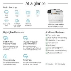 Printers HP Color LaserJet Pro M283fdw Wireless All-in-One Laser Printer (7KW75A) -Epson Shop s1171471 s7