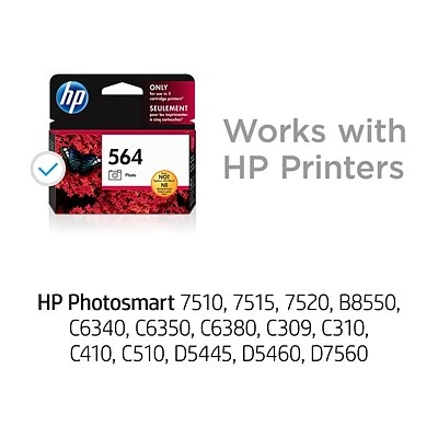 HP 564 Photo Ink Standard Yield Ink Cartridge (CB317WN#140) 4 HP 564 Photo Ink Standard Yield Ink Cartridge (CB317WN#140) - Image 2