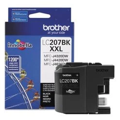 Brother LC207BKS Black Extra High Yield Ink Cartridge -Epson Shop s1204777 s7