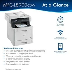 Printers Brother MFC-L8900CDW USB, Wireless, Network Ready Color Laser All-In-One Printer -Epson Shop sp111769667 s7