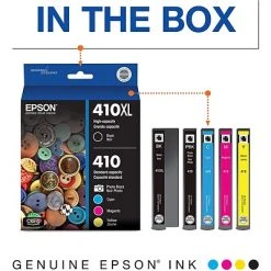 Epson T410XL/T410 Black High Yield And Cyan/Magenta/Yellow/Photo Black Standard Yield Ink Cartridge, 5/Pack (T410XLBCS) -Epson Shop sp115833049 s7