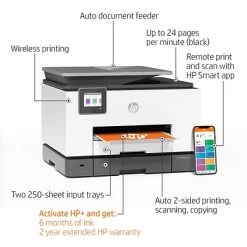 Printers HP OfficeJet Pro 9025e Wireless Color All-in-One Printer Includes 6 Months Of FREE Ink With HP+ (1G5M0A) -Epson Shop sp124109291 s7