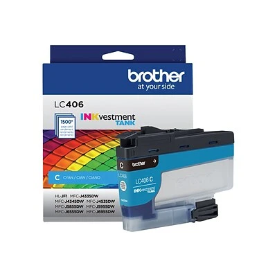 Brother LC406 Cyan Standard Yield Ink Cartridge (LC406CS) 5 Brother LC406 Cyan Standard Yield Ink Cartridge (LC406CS) - Image 3