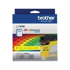 Brother LC406 Yellow Standard Yield Ink Cartridge (LC406YS)