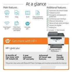 Printers HP LaserJet MFP M234sdwe Wireless Black & White Printer Includes 6 Months Of FREE Toner With HP+ (6GX01E) -Epson Shop sp126566049 s7