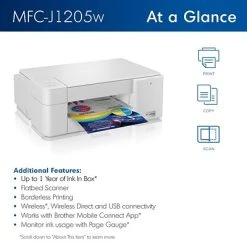 Printers Brother INKvestment Tank MFC-J1205W Wireless Color All-in-One Inkjet Printer 13 Printers Brother INKvestment Tank MFC-J1205W Wireless Color All-in-One Inkjet Printer -Epson Shop sp131229853 s7