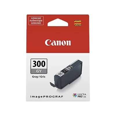 Canon PFI-300 GY Gray Standard Yield Ink Cartridge (4200C002) 3 Canon PFI-300 GY Gray Standard Yield Ink Cartridge (4200C002)