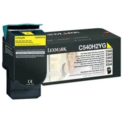 Lexmark C540H2YG Yellow High Yield Toner Cartridge