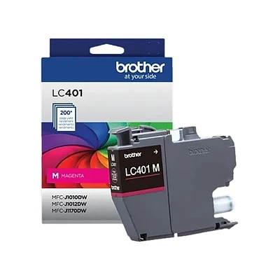 Brother LC401 Magenta Standard Yield Ink Cartridge (LC401MS) 4 Brother LC401 Magenta Standard Yield Ink Cartridge (LC401MS) - Image 2