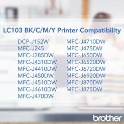 Brother LC103Y Yellow High Yield Ink Cartridge (LC103YS) -Epson Shop sp163288756 s7