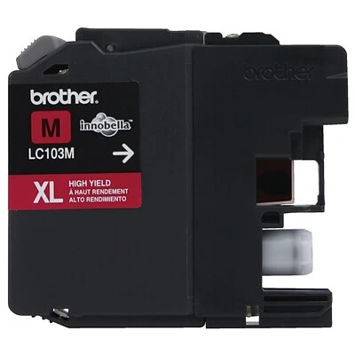 Brother LC103M Magenta High Yield Ink Cartridge (LC103MS) 4 Brother LC103M Magenta High Yield Ink Cartridge (LC103MS) - Image 2