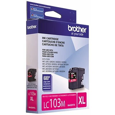 Brother LC103M Magenta High Yield Ink Cartridge (LC103MS) 8 Brother LC103M Magenta High Yield Ink Cartridge (LC103MS) - Image 6