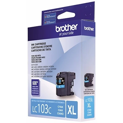 Brother LC103C Cyan High Yield Ink Cartridge (LC103CS) 7 Brother LC103C Cyan High Yield Ink Cartridge (LC103CS) - Image 5