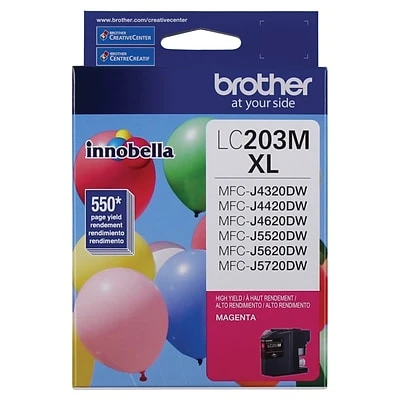 Brother LC203MS Magenta High Yield Ink Cartridge (LC203MS) 3 Brother LC203MS Magenta High Yield Ink Cartridge (LC203MS)