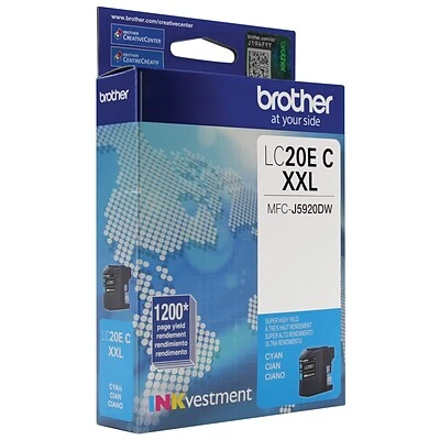 Brother LC20EC Cyan Extra High Yield Ink Cartridge (LC20EC) 8 Brother LC20EC Cyan Extra High Yield Ink Cartridge (LC20EC) - Image 6