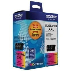 Brother LC20E3PKS Cyan/Magenta/Yellow Extra High Yield Ink Cartridge, 3/Pack (LC20E3PKS) 17 Brother LC20E3PKS Cyan/Magenta/Yellow Extra High Yield Ink Cartridge, 3/Pack (LC20E3PKS) -Epson Shop sp163289181 s7
