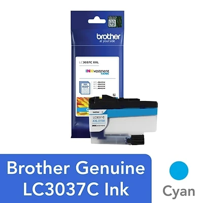 Brother LC3037C Cyan Super High Yield Ink Tank Cartridge 4 Brother LC3037C Cyan Super High Yield Ink Tank Cartridge - Image 2