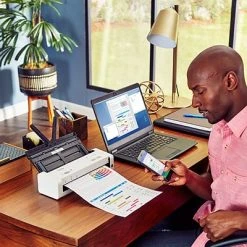 Scanners Brother Desktop Scanner For Documents, Wireless, White (ADS1250W) -Epson Shop sp163852716 s7