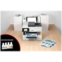 Printers Canon MegaTank MAXIFY GX7021 Wireless Color All-in-One Inkjet Printer (4471C037) -Epson Shop sp168452752 s7