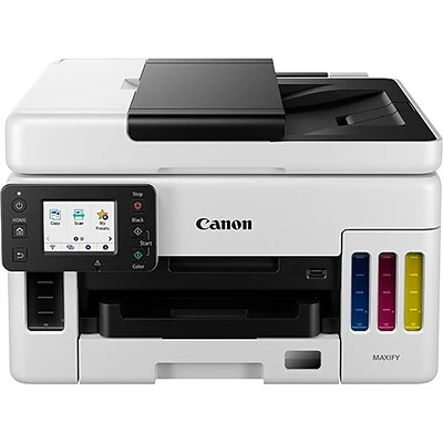 Printers Canon MegaTank MAXIFY GX6021 Wireless Color All-in-One Inkjet Printer (4470C037) 3 Printers Canon MegaTank MAXIFY GX6021 Wireless Color All-in-One Inkjet Printer (4470C037)
