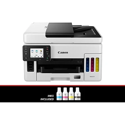 Printers Canon MegaTank MAXIFY GX6021 Wireless Color All-in-One Inkjet Printer (4470C037) 4 Printers Canon MegaTank MAXIFY GX6021 Wireless Color All-in-One Inkjet Printer (4470C037) - Image 2