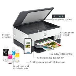Printers HP Smart Tank 6001 Wireless All-in-One Cartridge-Free Ink Tank Printer, Up To 2 Years Of Ink Included (2H0B9A) -Epson Shop sp169190769 s7