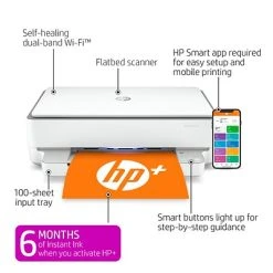 Printers HP ENVY 6055e Wireless Color All-in-One Printer Includes 6 Months Of FREE Ink With HP+ (223N1A) -Epson Shop sp171476133 s7