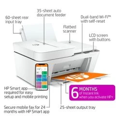 Printers HP DeskJet 4155e Wireless Color All-in-One Printer Includes 6 Months Of FREE Ink With HP+ (26Q90A) -Epson Shop sp171476203 s7