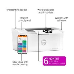 Printers HP LaserJet M110we Wireless Black & White Printer Includes 6 Months Of FREE Toner With HP+ (7MD66E) -Epson Shop sp171476207 s7