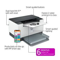 Printers HP LaserJet M209dwe Wireless Black & White Printer Includes 6 Months Of FREE Toner With HP+ (6GW62E) 13 Printers HP LaserJet M209dwe Wireless Black & White Printer Includes 6 Months Of FREE Toner With HP+ (6GW62E) -Epson Shop sp171476210 s7