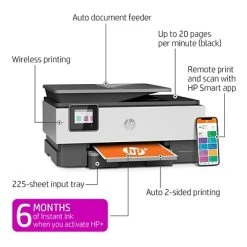 Printers HP OfficeJet Pro 8025e Wireless Color All-in-One Printer Includes 6 Months Of FREE Ink With HP+ (1K7K3A) -Epson Shop sp171476213 s7