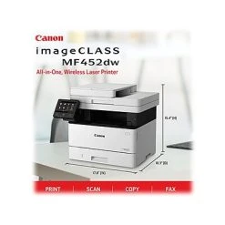 Printers Canon ImageCLASS MF452dw Wireless Black & White All-in-One Laser Printer (5161C012) -Epson Shop sp173858820 s7