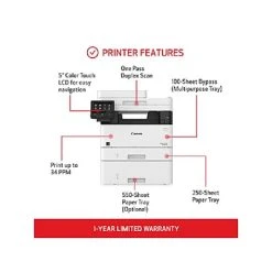 Printers Canon ImageCLASS MF452dw Wireless Black & White All-in-One Laser Printer (5161C012) -Epson Shop sp173858821 s7