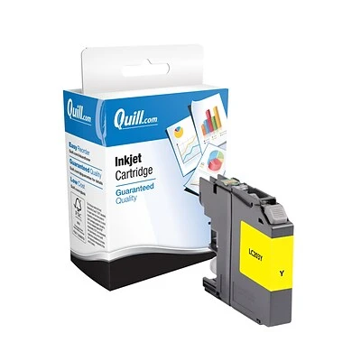 Quill Brand® Remanufactured Yellow High Yield Ink Cartridge Replacement For Brother LC203XL (LC203YS) (Lifetime Warranty) 3 Quill Brand® Remanufactured Yellow High Yield Ink Cartridge Replacement For Brother LC203XL (LC203YS) (Lifetime Warranty)