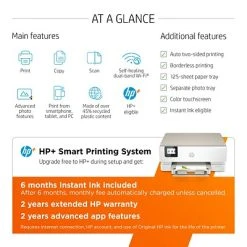 Printers HP ENVY Inspire 7255e Wireless Color All-in-One Inkjet Printer Includes 6 Months Of FREE Ink With HP+ (1W2Y9A#B1H) -Epson Shop sp178163678 s7