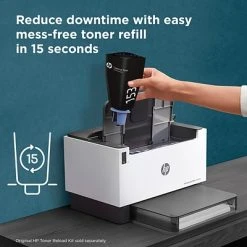 Printers HP LaserJet Tank 2504dw Wireless Black & White Refillable Laser Printer Prefilled With Up To 2 Years Of Toner (2R7F4A#BGJ) -Epson Shop sp178163716 s7