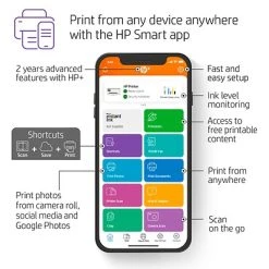 Printers HP ENVY Inspire 7255e Wireless Color All-in-One Inkjet Printer Includes 6 Months Of FREE Ink With HP+ (1W2Y9A#B1H) -Epson Shop sp178163718 s7