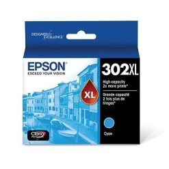 Epson T302XL Cyan High Yield Ink Cartridge