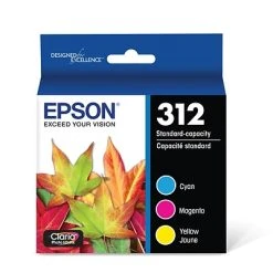 Epson 312 Cyan/Magenta/Yellow Standard Yield Ink Cartridge (T312923-S)