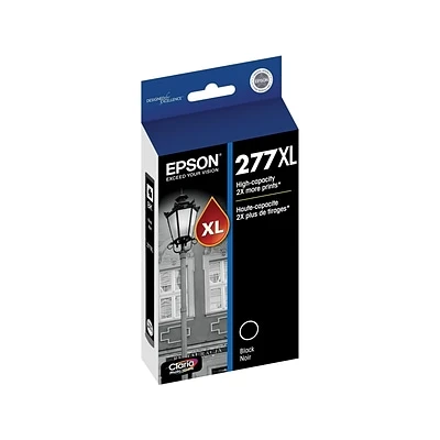 Epson T277XL Black High Yield Ink Cartridge 3 Epson T277XL Black High Yield Ink Cartridge