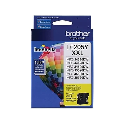 Brother LC205 Yellow Extra High Yield Ink Cartridge 3 Brother LC205 Yellow Extra High Yield Ink Cartridge