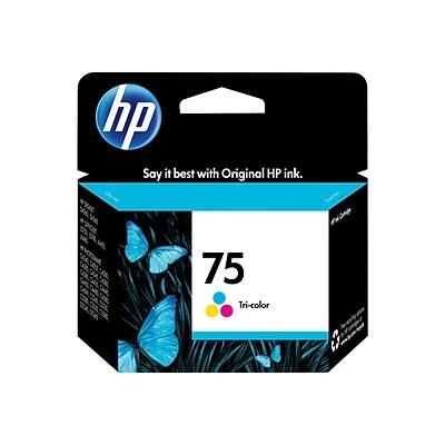 HP 75 Tri-Color Standard Yield Ink Cartridge (CB337WN#140) 3 HP 75 Tri-Color Standard Yield Ink Cartridge (CB337WN#140)