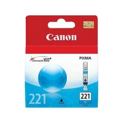 Canon CLI-221 Cyan Standard Yield Ink Cartridge (2947B001)