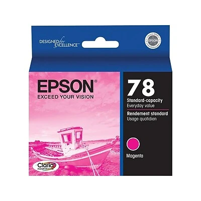 Epson T78 Magenta Standard Yield Ink Cartridge 3 Epson T78 Magenta Standard Yield Ink Cartridge
