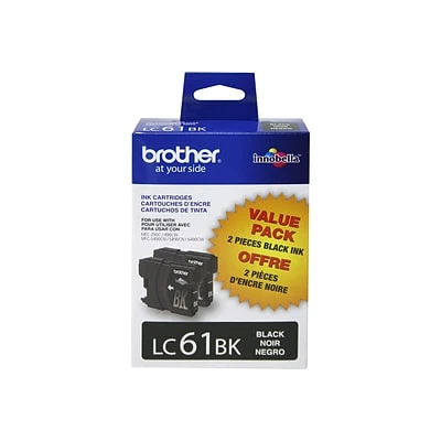 Brother LC612PKS Black Standard Yield Ink Cartridge, 2/Pack 4 Brother LC612PKS Black Standard Yield Ink Cartridge, 2/Pack - Image 2