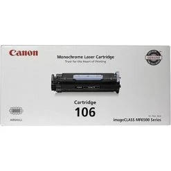 Canon 106 Black Standard Yield Toner Cartridge (0264B001AA)